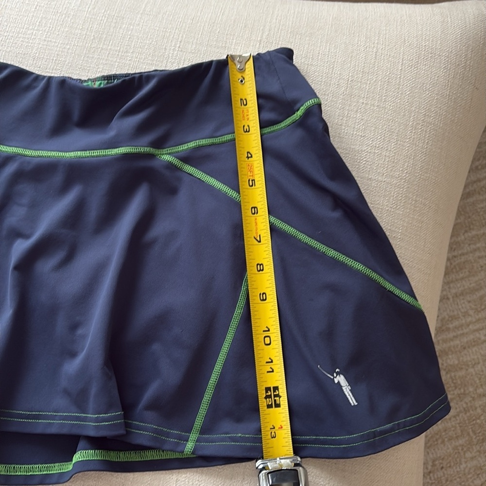 William Murray Preppy Golf Skirt Blue Green Plaid M - Picture 6 of 8